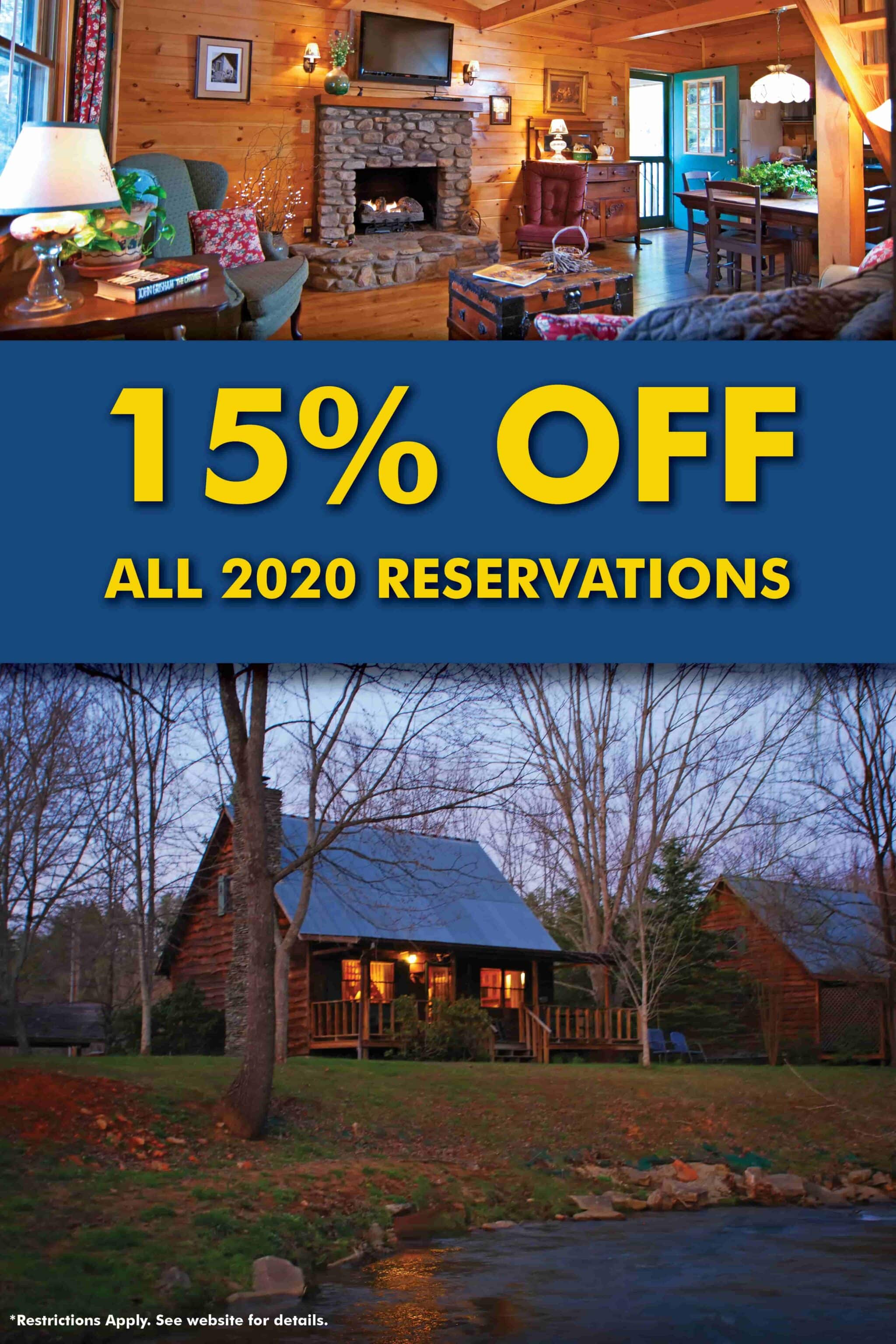 Cyber Monday Mountain Springs Cabins